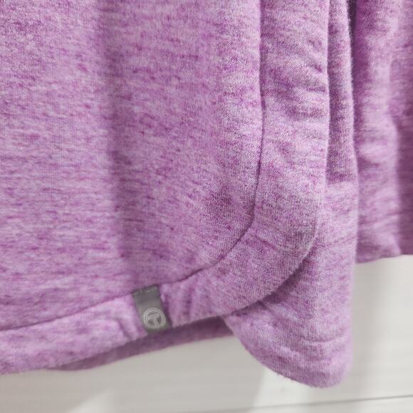 T by Talbots Womens Cowl Neck Purple Active Sweater Size Medium - Picture 3 of 14